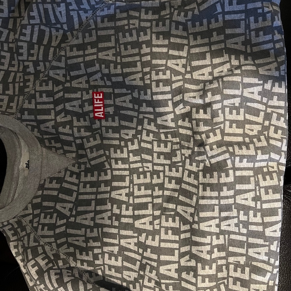Alife crewneck patterned sweater